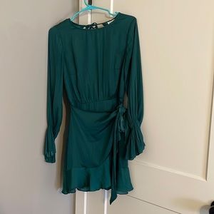 Hello Molly size small dark green dress